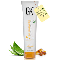GK Hair Global Keratin GKhair pH+ Pre-Treatment Clarifying Shampoo | For Deep Cleansing, Removes Impurities - With Aloe Vera, Vitamins and Natural Oils For All Hair Types Women and Men (100ml)