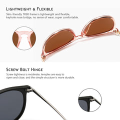 SUNGAIT Vintage Round Sunglasses for Women Men Classic Retro Designer Style