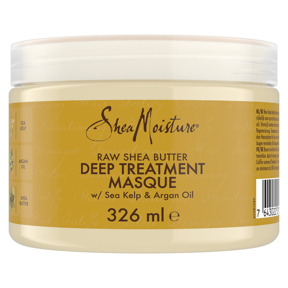 SHEA MOISTURE SheaMoisture Raw Shea Butter Deep Hair Treatment Mask silicone and sulphate free hair mask for dry, damaged or transitioning hair 326 ml