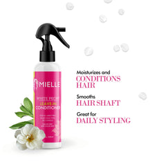 Mielle Organics White Peony Sulfate-Free Leave-In Conditioner, Color Safe, 8 Ounces