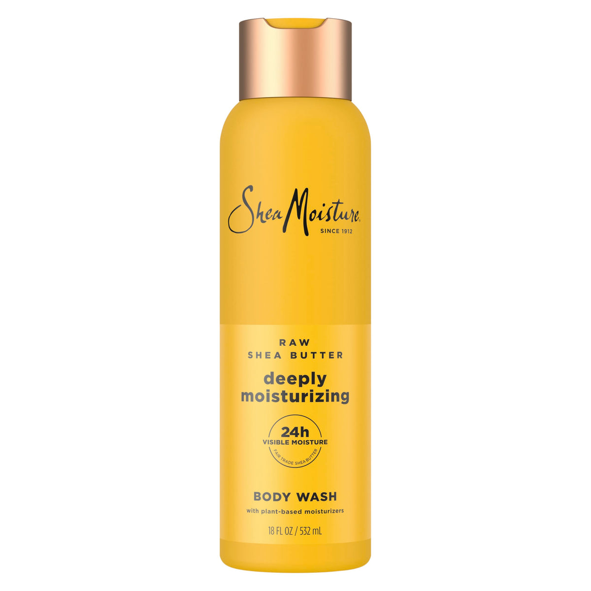 SheaMoisture, Deeply Moisturizing Body Wash, Raw Shea Butter, 18 fl oz (532 ml)
