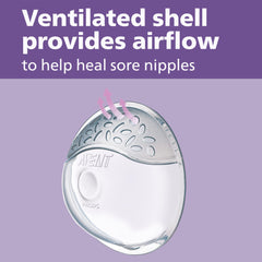 Philips Avent Comfort Breast Shell Set, 2 Pack, Scf157/02