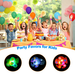 25 Pack LED Light Up Fidget Spinner Bracelets Party Favors For Kids 4-8 8-12,Glow in The Dark Party Supplies,Birthday Gifts,Treasure Box Toys for Classroom,Carnival Prizes,Pinata Goodie Bags Stuffers