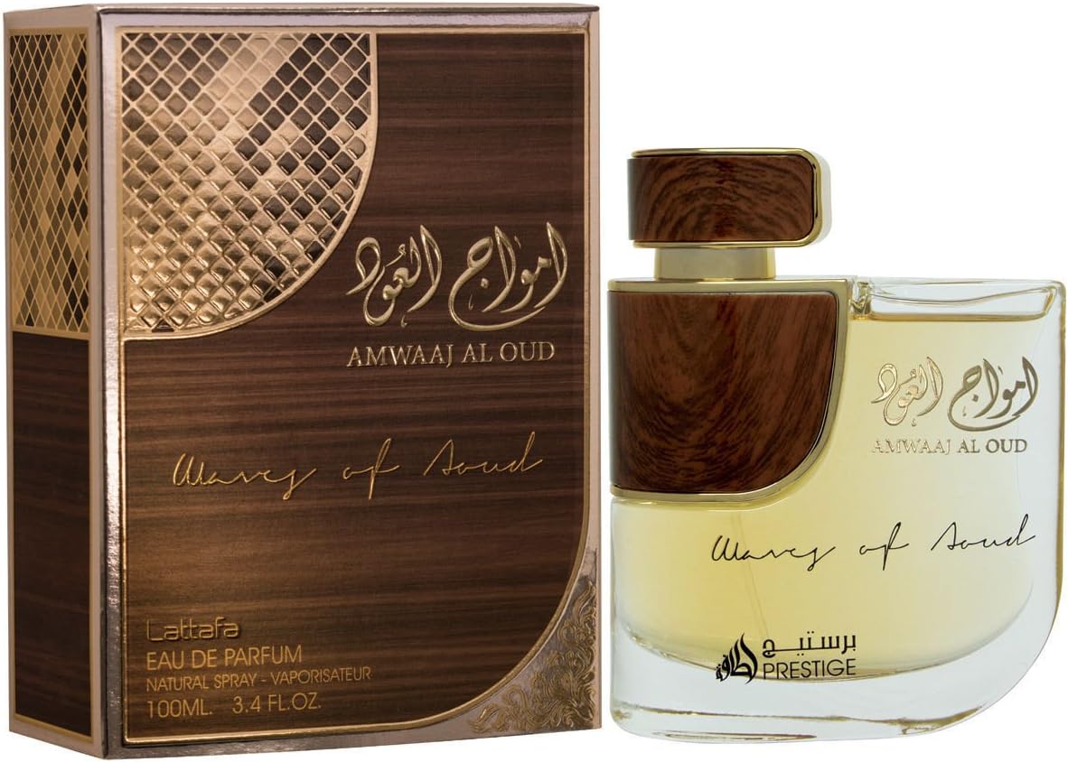 Amwaj Al Oud By Lattafa, Perfume for Men and Women - Eau de Parfum, 100 ml