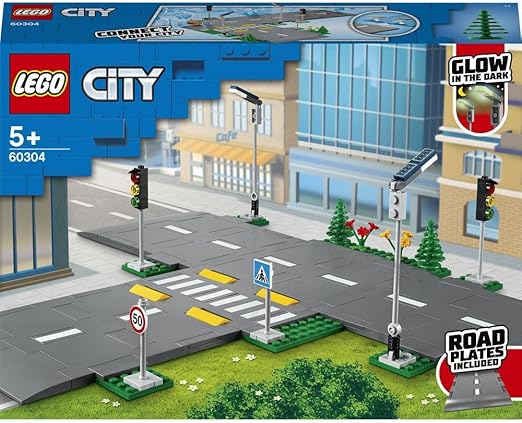 LEGO City Road Plates 60304 Building Kit (112 Pieces)