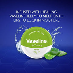 Vaseline Lip Therapy Aloe Vera 20g - green