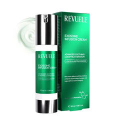 REVUELE Exosome CICA Face Cream – 1.69 fl.oz | Hydrating Face Moisturizer with Centella Exosomes, Niacinamide & Hyaluronic Acid | Anti-Aging, Intense Hydration, Korean Skincare, Daily Use