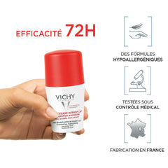 Vichy Stress Resist Antiperspirant 72 Hour Roll on Deodorant 50 ml