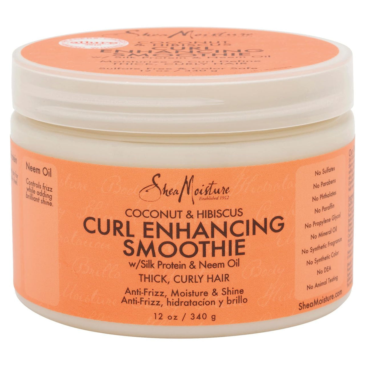 SHEA MOISTURE Coconut and Hibiscus Curl Enhancing Smoothie, 340 g