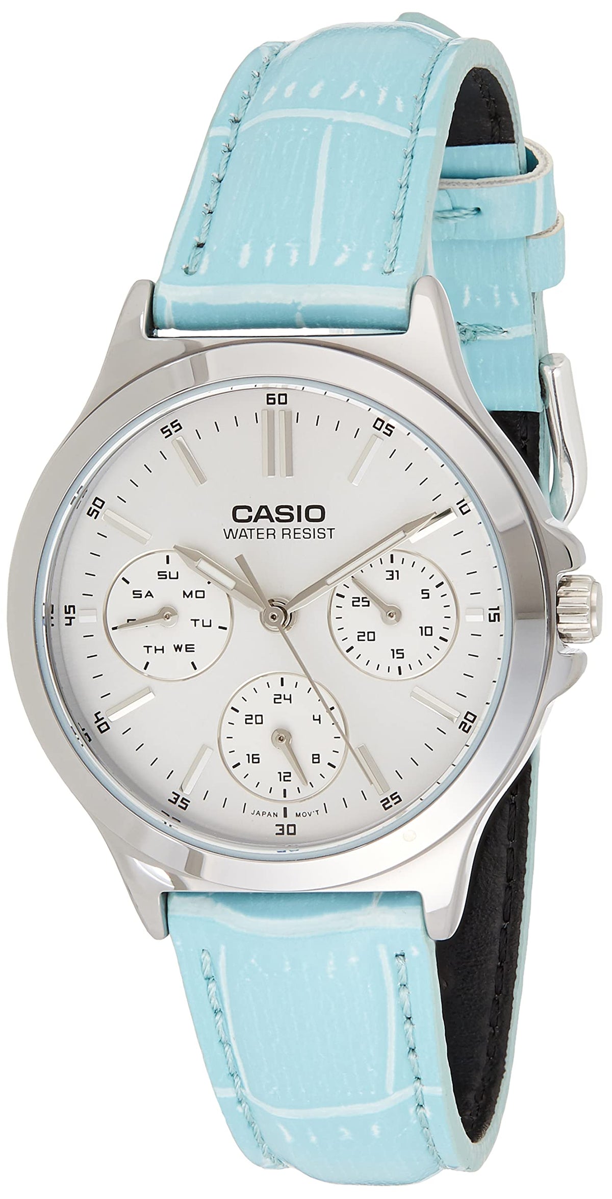 Casio Watch Turquoise/White