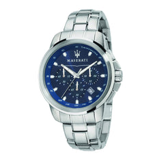 MASERATI - Men's Watch R8873621002, Bracelet - Silver/Blue