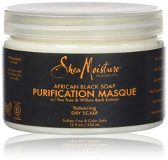 Shea Moisture African Black Soap Purification Masque, 12 Ounce