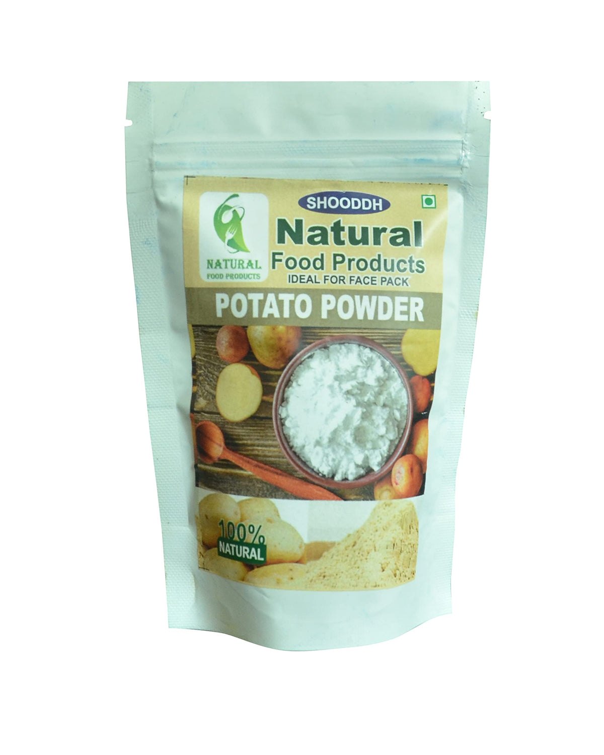 SHOODDH POTATO FACE POWDER All Natural, 5 x 100 GM (Buy 5 and Get 2 Free Raw Banana Powder)