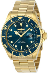 Invicta Men's Pro Diver Stainless Steel Quartz Diving Watch with Stainless-Steel Strap, Gold, Silver, 22 (Model: 23384, 23403)
