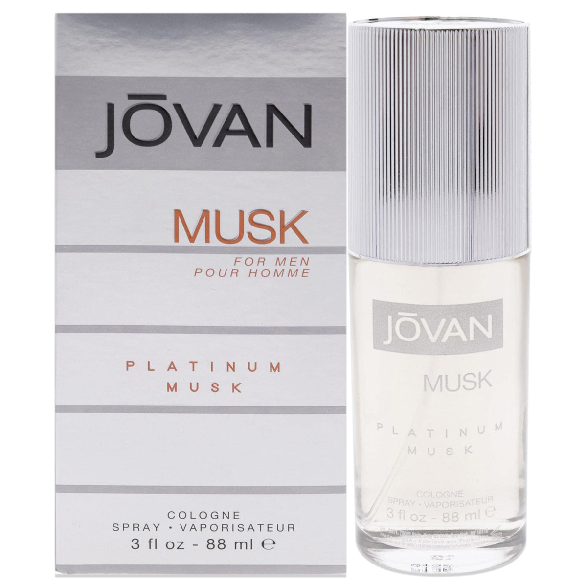 Jovan Paltinum MUSk Men's Eau De Cologne, 88 Ml