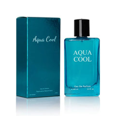 URBAN COLLECTION Aqua Cool Cologne for Men, Fresh Aquatic Ocean Scent Eau de Toilette, Long Lasting Fragrance with Mint Lavender Sandalwood, Body Spray 3.4 oz / 100ml