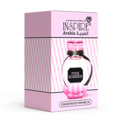 Inspire Arabia Pink Bomber CPO – 20ML – Concentrated Perfume Oil For Unisex, Long-Lasting Attar Fragrance