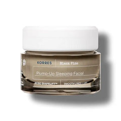 KORRES Black Pine 4D Bio Shape Lift Plumping Night Cream, 1.35 Fl Oz