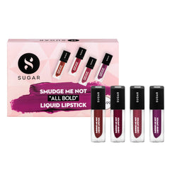 Sugar Smudge Me Not "All Bold" Liquid Lipstick Gift Box