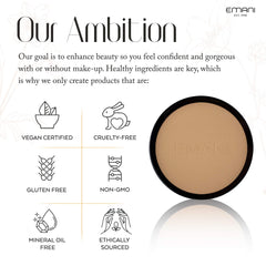 Emani Pressed Mineral Foundation - 1003 Golden
