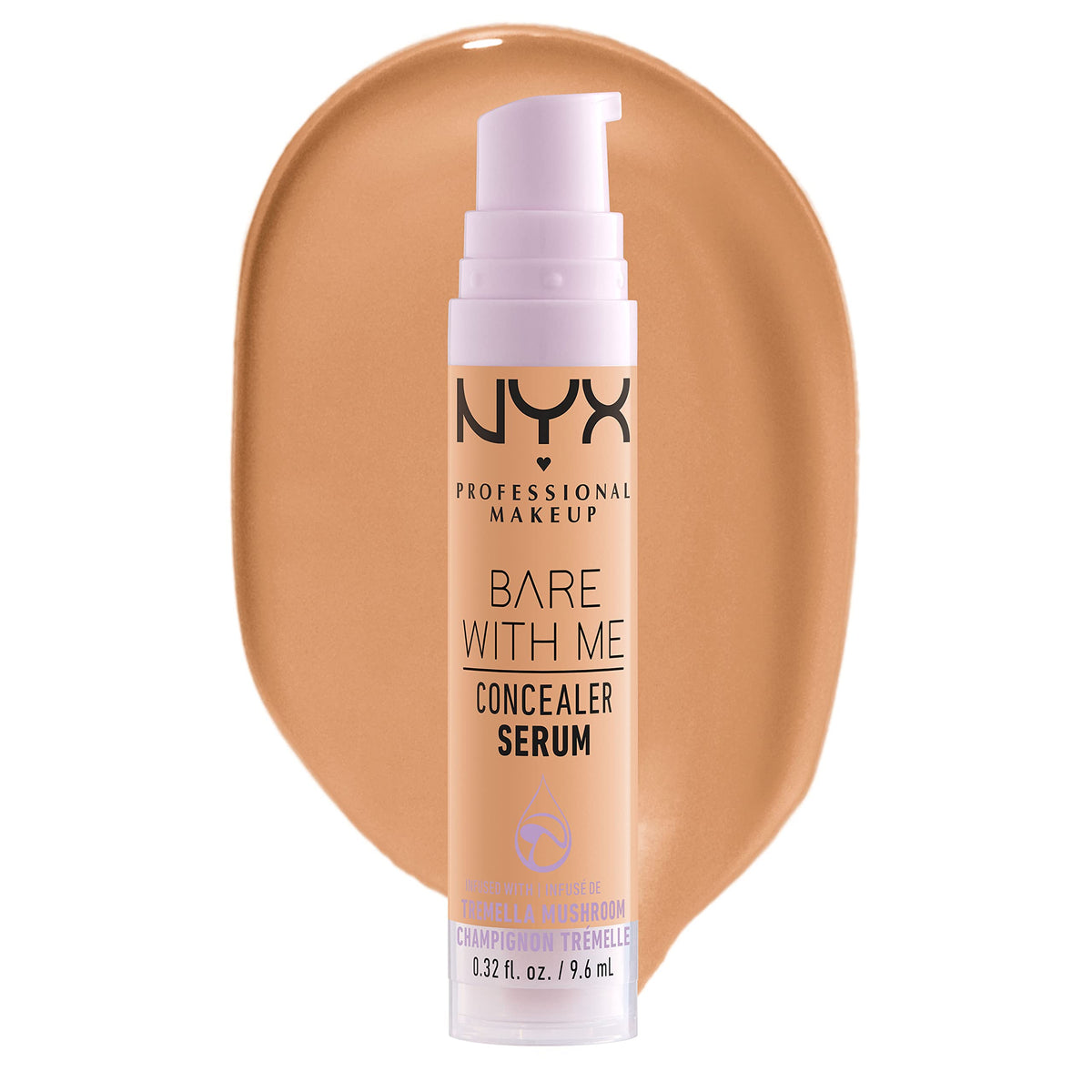 NYX PROFESSIONAL MAKEUP BARE WITH ME CONCEALER SERUM MEDIUM GOLD