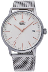 Orient RA-AC0E07S10B Stylish Maestro Contemporary Analog Automatic Watch for Men, 40 mm Case Size, Silver/White