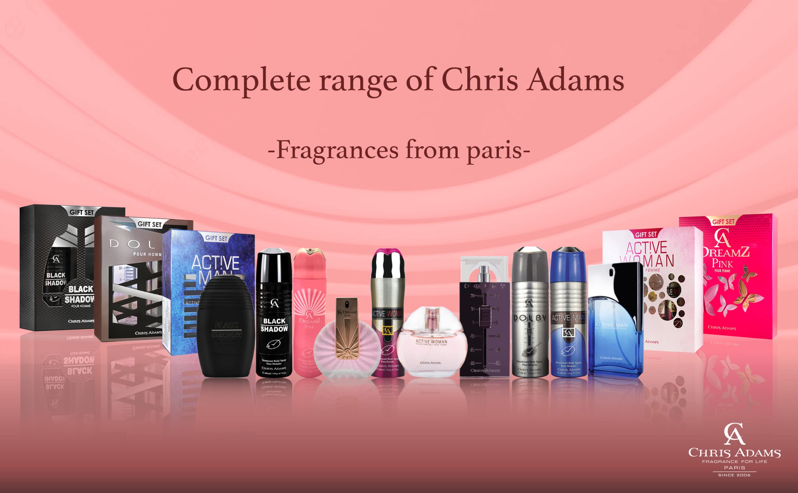 Chris Adams Perfumes Dreamz Pink Eau De Perfume For Women, 100 ml