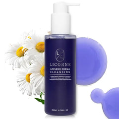 Licorne Azulene Derma Cleansing – Azulene Face Cleanser with Centella Asiatica, Gentle Korean Face Wash, Hydrating Low-Irritation Facial Cleanser for Sensitive Skin, K-Beauty Skincare