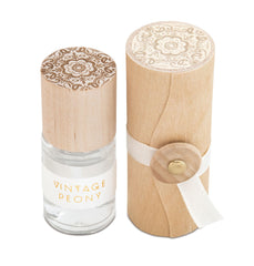 Skeem Design Print Block Rollerball Perfume - Vintage Peony - Natural Ingredients - Travel Size Perfume Oil - 14.7 ml