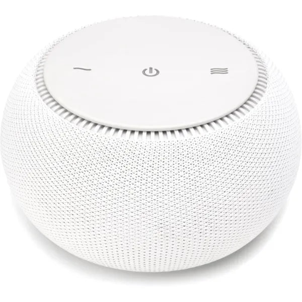 SNOOZ Pro White Noise Sound Machine - Natural Fan Noise, Non-Looping Sound, App Scheduler - Travel Case Included, Sleep Aid for Adults & Baby, 10 Volume Settings, Portable, Gift Registry - Cotton