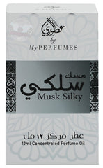 My Perfumes MUSK SILKY from OTOORI Non Alcoholic Attar or Concentrated Perfume Oil for Men and Women, 12ml