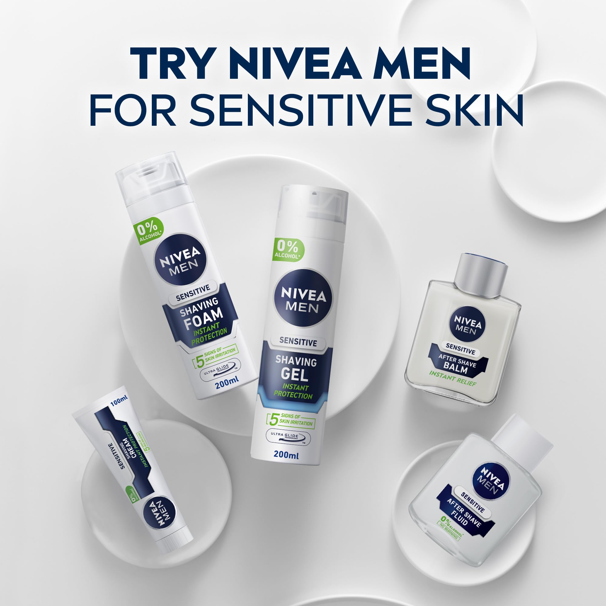 NIVEA MEN After Shave Balm, Sensitive Chamomile & Hamamelis, 100ml