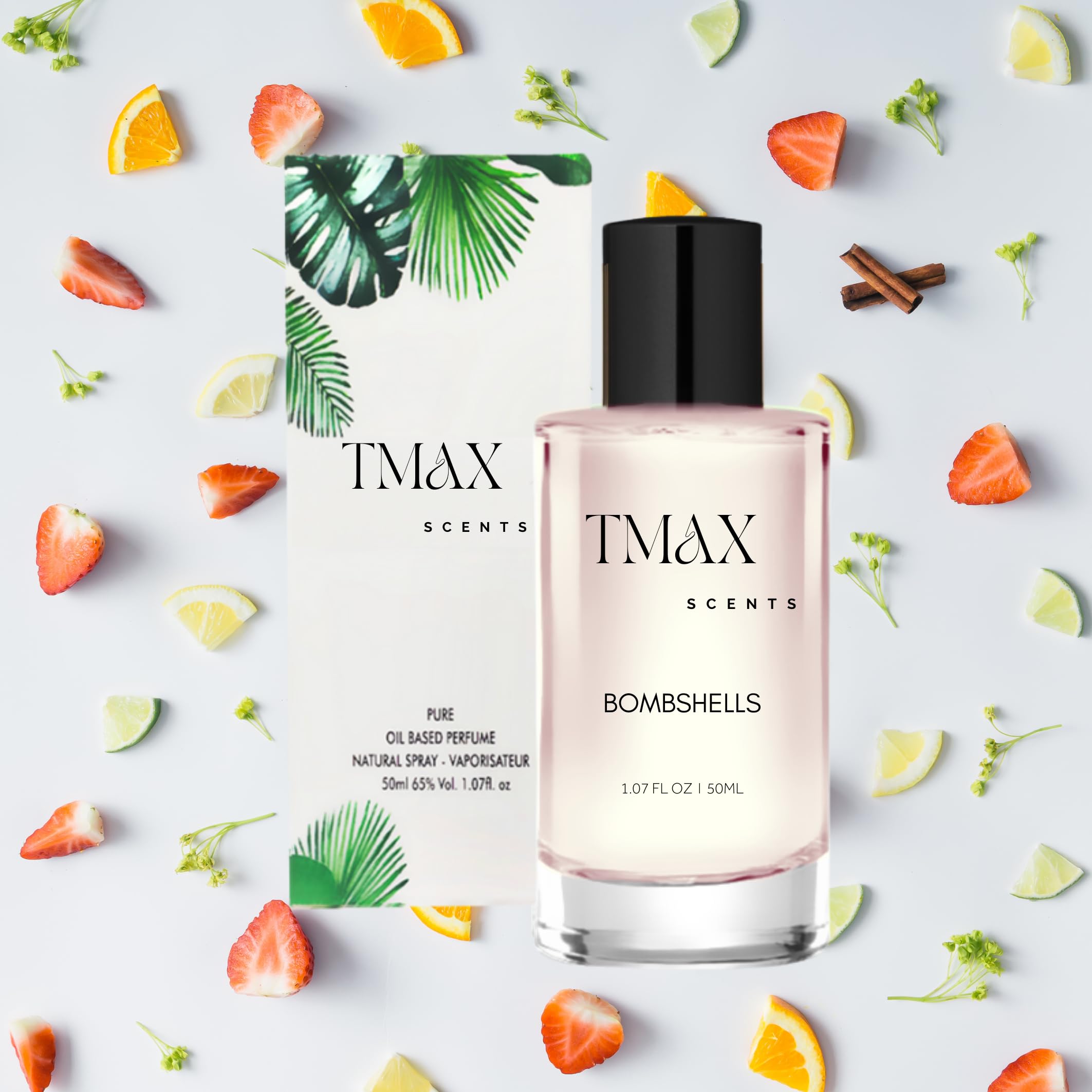 TMAX Scents Bombshells Perfume Fragrance for Women Impression of V.s Bomb shel 50ml Extrait de Parfum Ladies Perfume