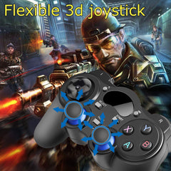 Angju USB Wireless Gaming Controller Gamepad for PC/Laptop Computer(Windows XP/7/8/10) & PS3 & Android & Steam - [Black] (Black)