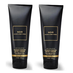 Bath & Body Works Men's Collection Ultimate Hydration Ultra Shea Body Cream 8 Oz 2 Pack (Noir)
