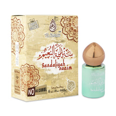 Al-Nuaim Tohfa Series Sandaliyah Nuaim Attar Roll On for Men & Women - Pack of 4 (6ml Each) | Alcohol Free Attar | Long Lasting Fragrance