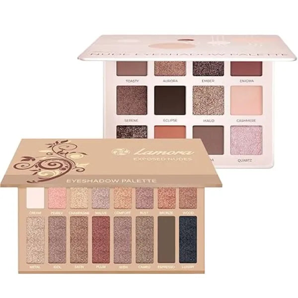 Lamora Nude Eyeshadow Palettes (Exposed + Nude)
