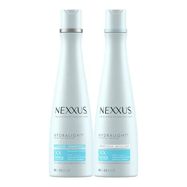 Nexxus Shampoo and Conditioner Hydra Light 2 Count for Oily Hair Hair Care System Formulated With Proteinfusion Blend 13.5 oz