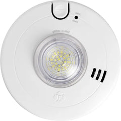 First Alert BRK 7020BSL Hardwired Hearing Impaired Smoke Detector with LED Strobe Light, white