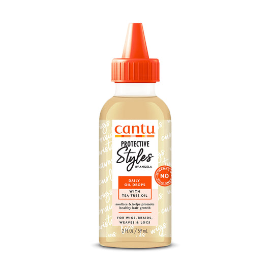Cantu Protective Styles by Angela Daily Oil Drops with Tea Tree Oil - 2 Ounce