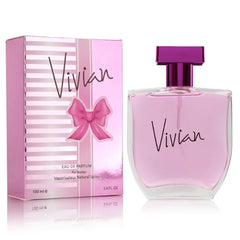 URBAN COLLECTION Vivian for Women - Floral Fruity Long Lasting Fragrance - Top Notes of Red Berries & Rose - Base Scents of Creme Brulee & Caramel - Paraben Free & Cruelty Free - Elegant 100ml Bottle, Parfume Women