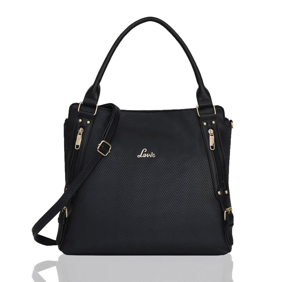 Lavie Womens Faroe Satchel Tote - Black
