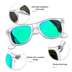 KANASTAL Polarized Sunglasses Men, Fashion Square Sun Glasses Women, Classic Shades for Womens, Driving Fishing Outdoor 100% UV400 Protection
