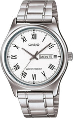 Casio Watch Silver / White