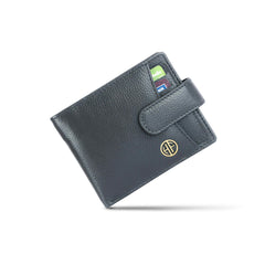 Hammonds Flycatcher RFID Protected Grey NDM Leather Wallet for Men|5 Card Slots| 1 Coin Pocket|2 Hidden Compartment|2 Currency Slots|1 ID Slot|with Easy Access Card Container, Graphite Grey, Modern
