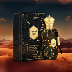 Armaf Eter Desert Night Black Eau De Parfum, Perfumes For Women and Men 100ml, Amber Woody Fragrance, Long Lasting, Perfume