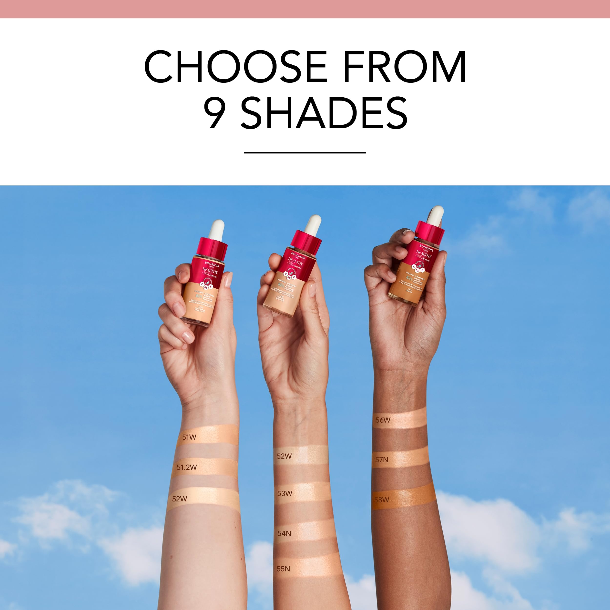 HEALTHY MIX serum foundation base de maquillaje #55N-deep beige 30 ml