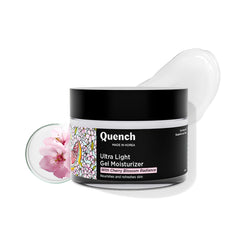 QUENCH BOTANICS 2% Niacinamide Ultra Light Gel Moisturizer | Instantly Brightens Skin | Water-Like Gel Texture | Non Sticky & Quick Absorbing for Healthy Skin Barrier | Made in Korea (50ml)