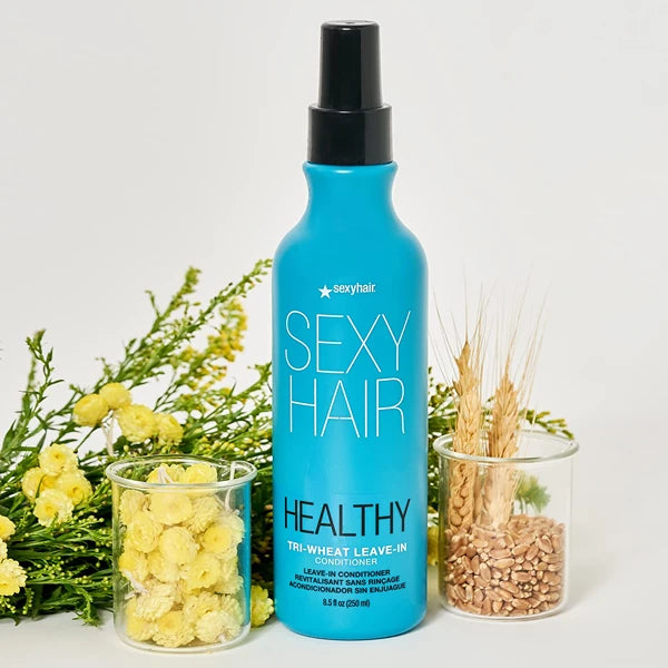 SexyHair Healthy Tri-Wheat Leave-In Conditioner | Up to 90% Better Detangling | Reduces Breakage | Moisture, Smoothness, and Shine