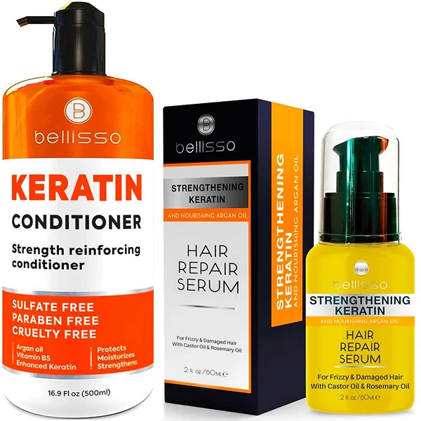 BELLISSO Keratin Conditioner and Keratin Hair Serum